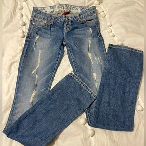 Guess vintage straight leg jeans size 24